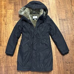 Babaton from Aritzia Oskar Black Winter Parka Coat Jacket Size Small